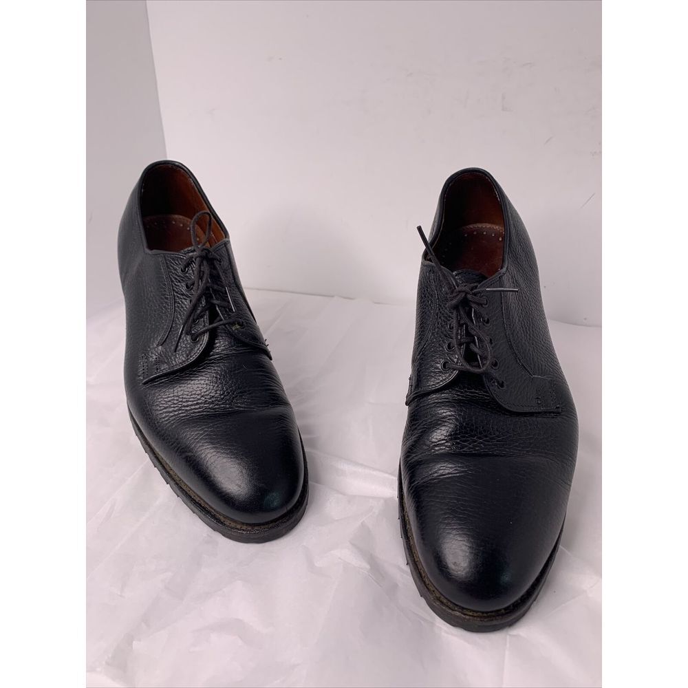 Allen Edmonds Mens Size 12 B Black San Marco Leather Derby Oxford‎ Lace Up 5702